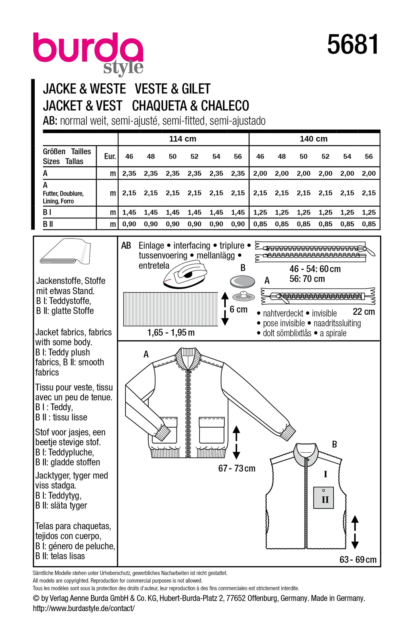 5681 - Blouson / Weste