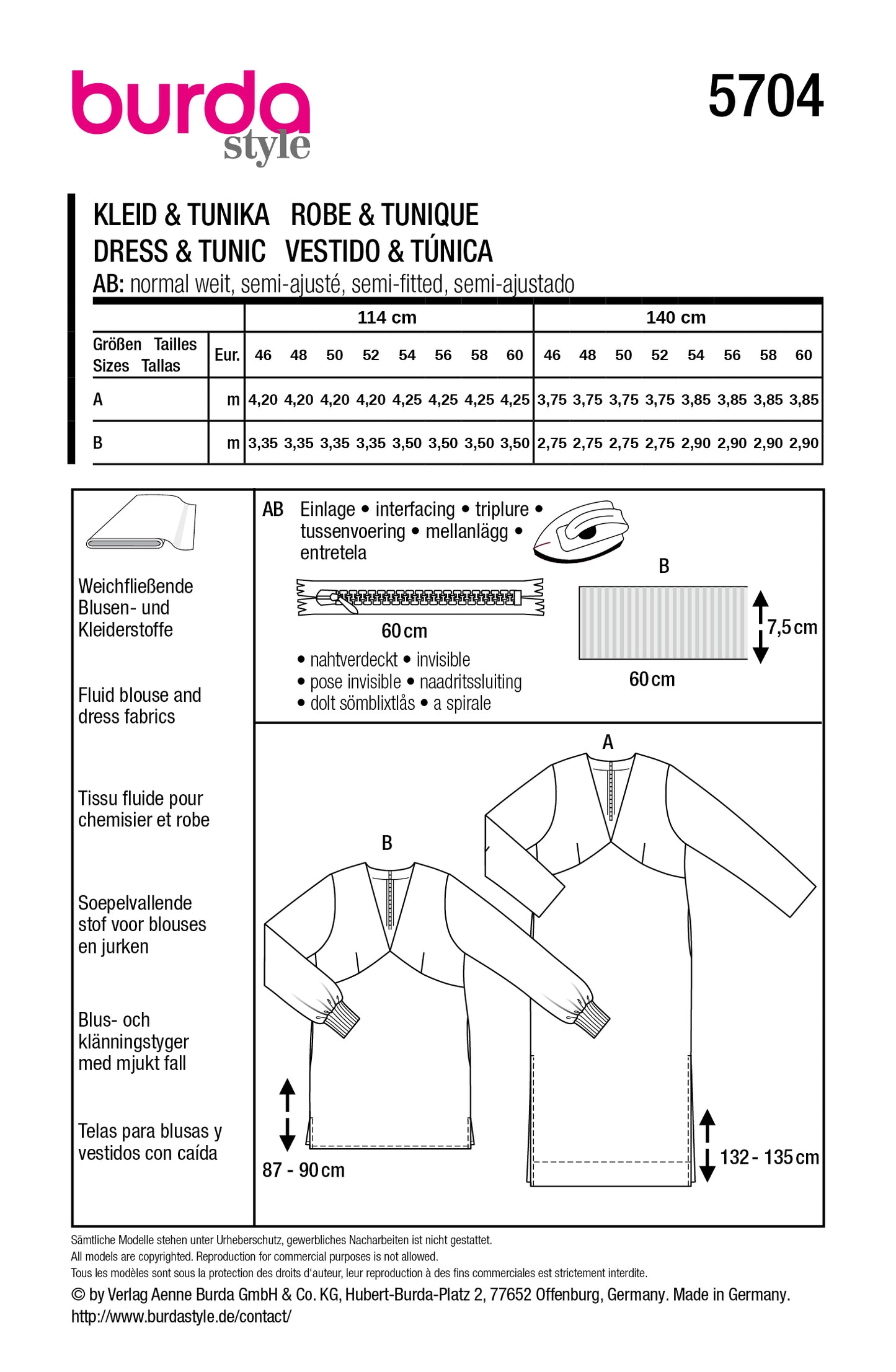 5704 - Kleid / Tunika
