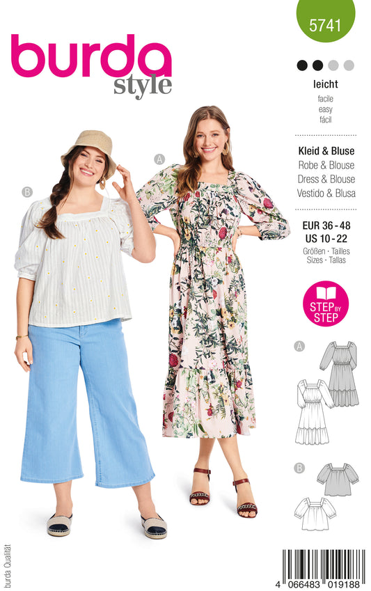 5741 bluse & kleid