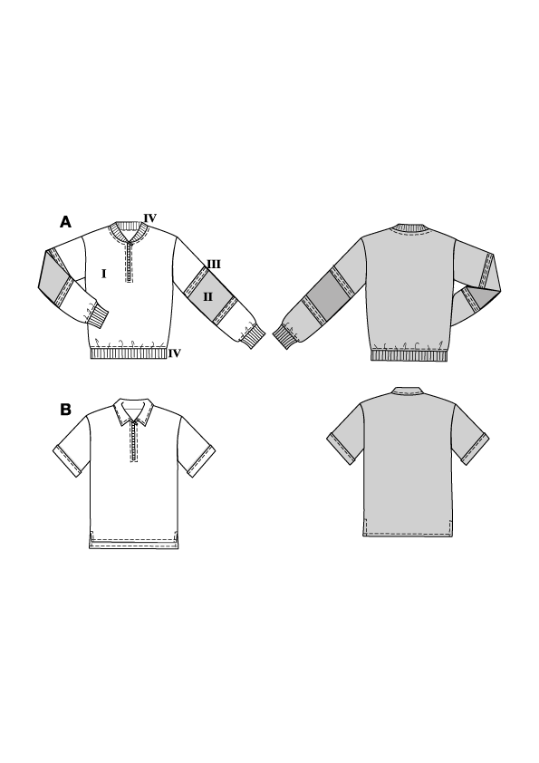 5744 Sweatshirt & Shirt