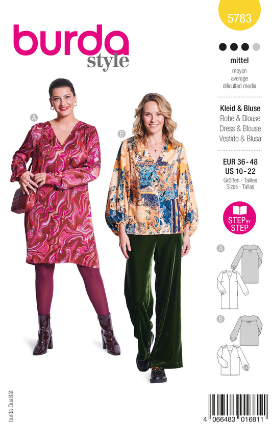 5783 Kleid/Bluse