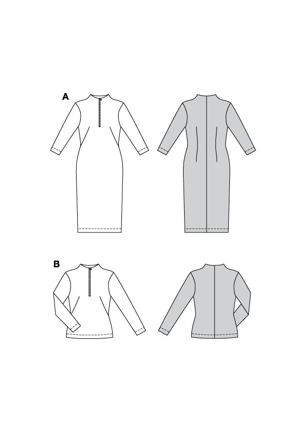 5792 Kleid & Shirt