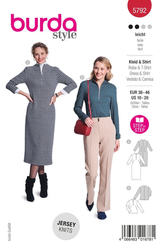 5792 Kleid & Shirt