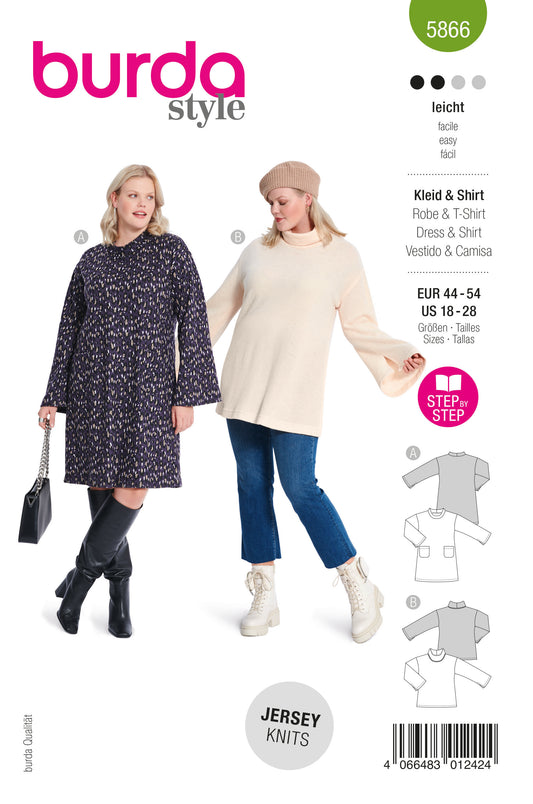 5866 Bluse & Kleid