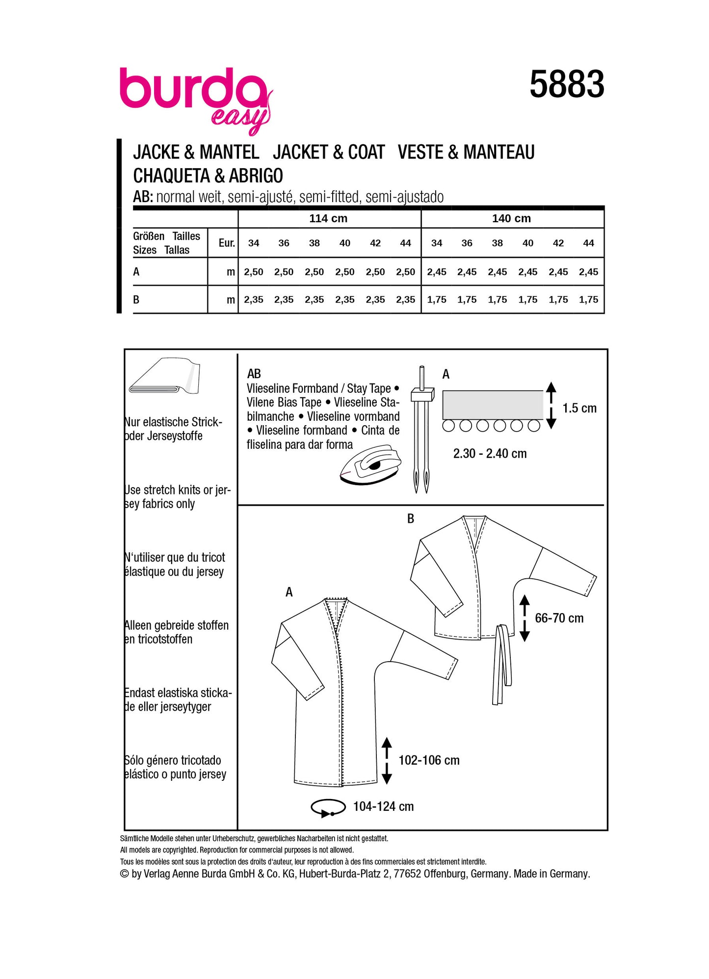 5883 Jacke & Mantel
