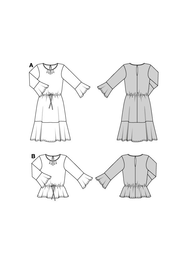 5884 Bluse & Kleid