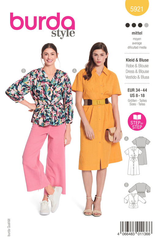 5921 Kleid&Bluse