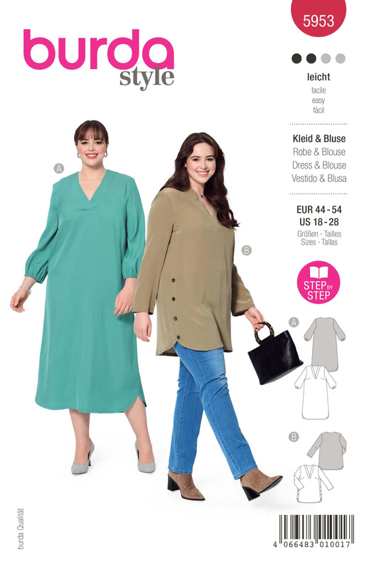 5953 Bluse & Kleid