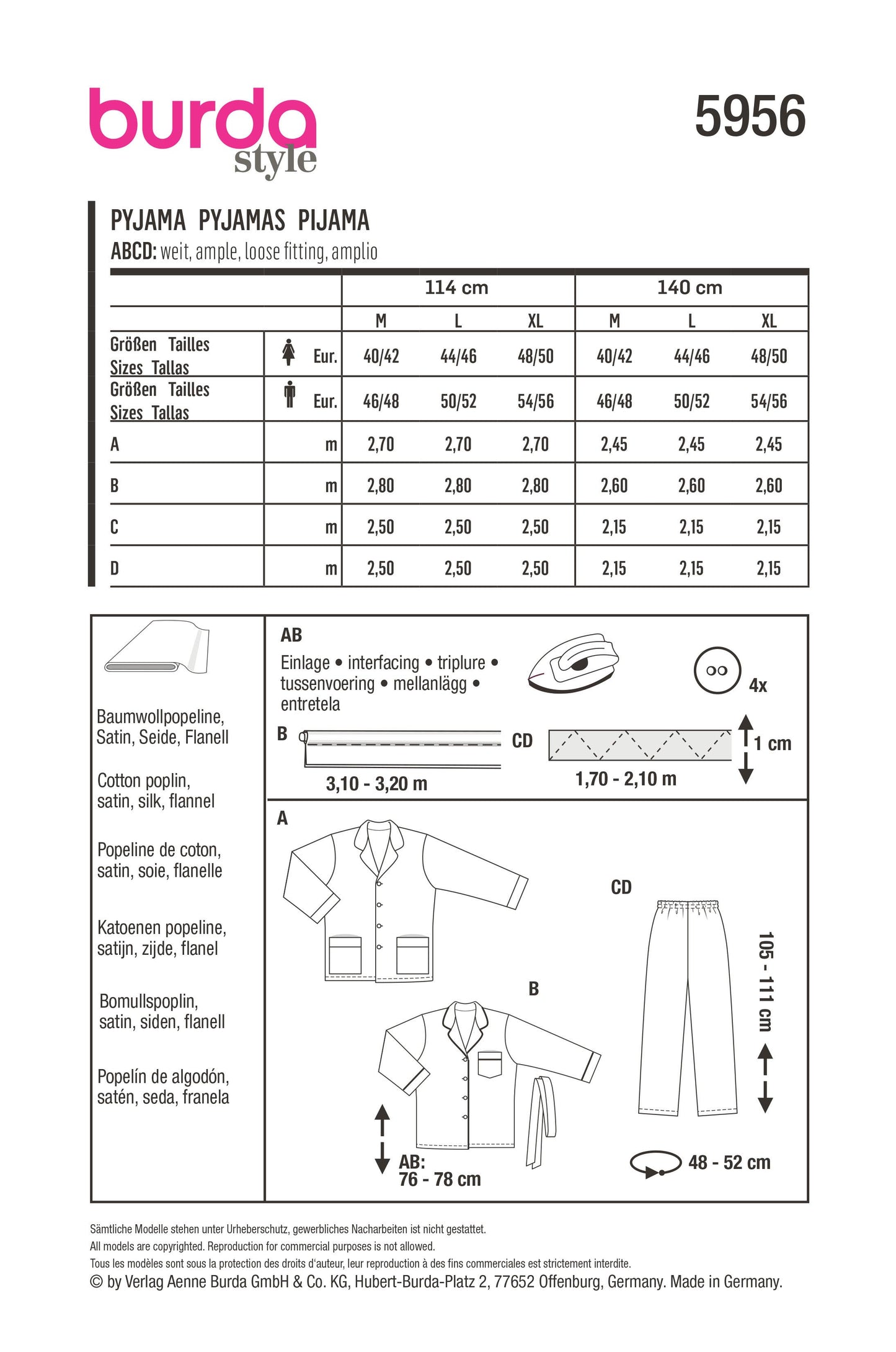 5956 Hose UNISEX