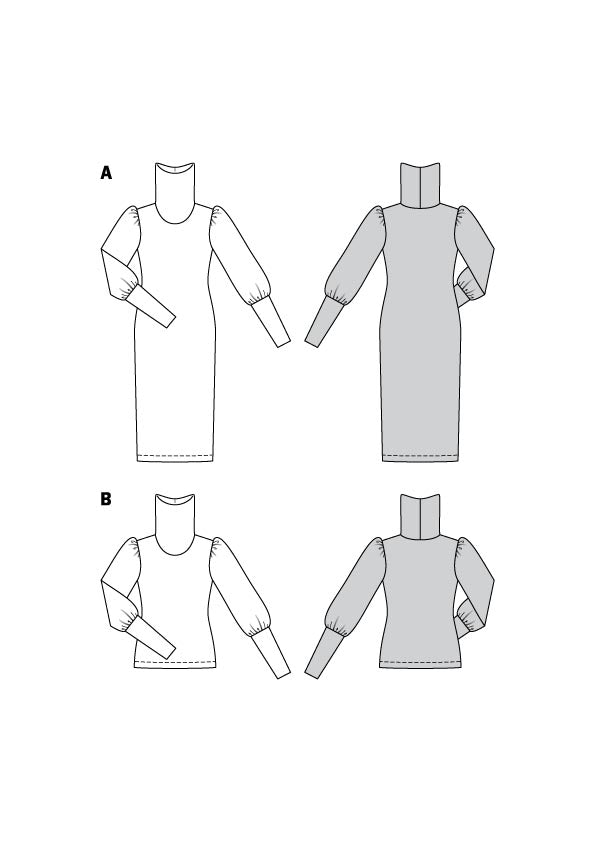5972 Kleid & Bluse