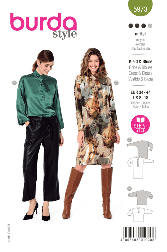 5973 Kleid & Bluse