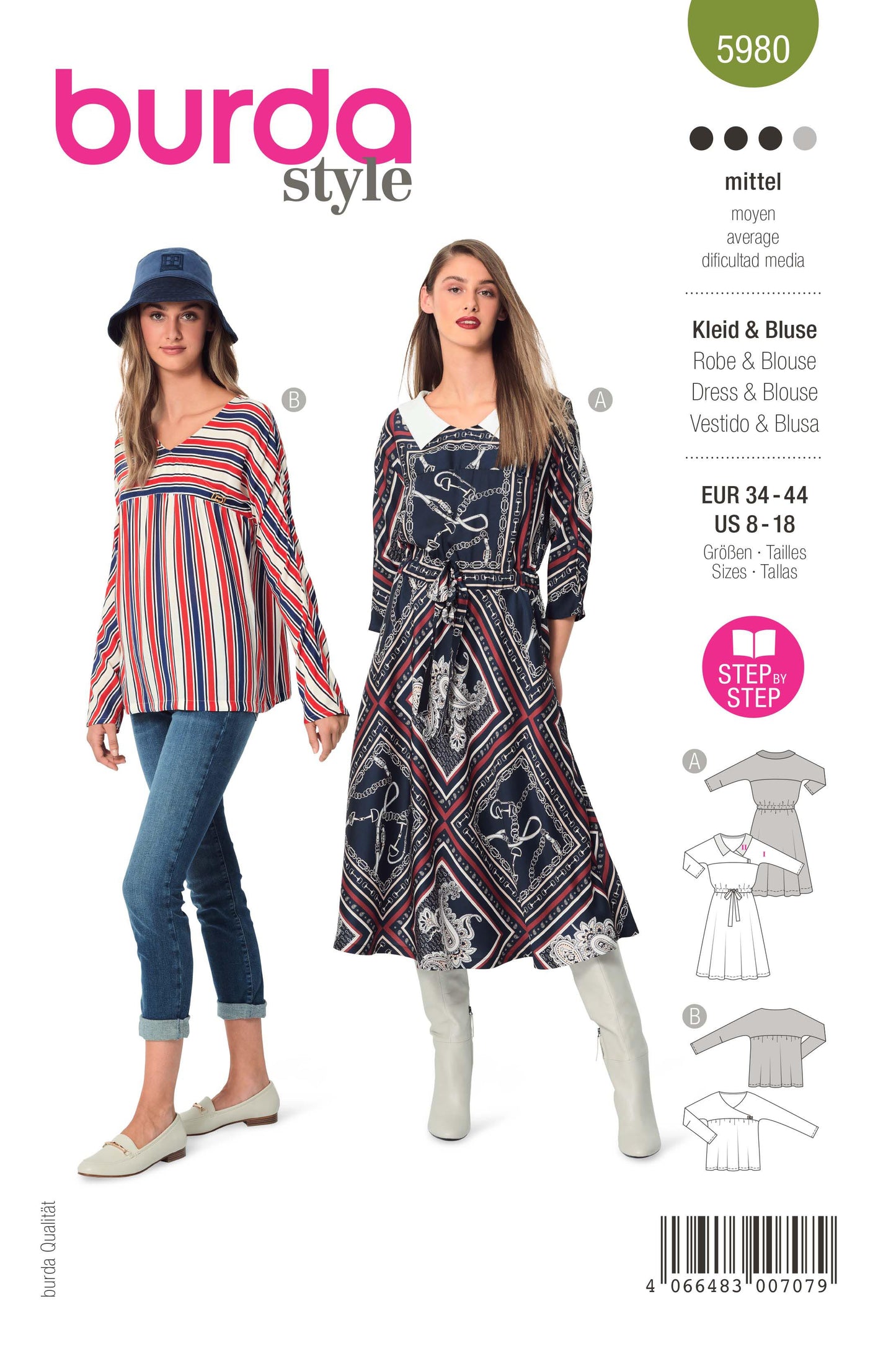5980 Kleid & Bluse