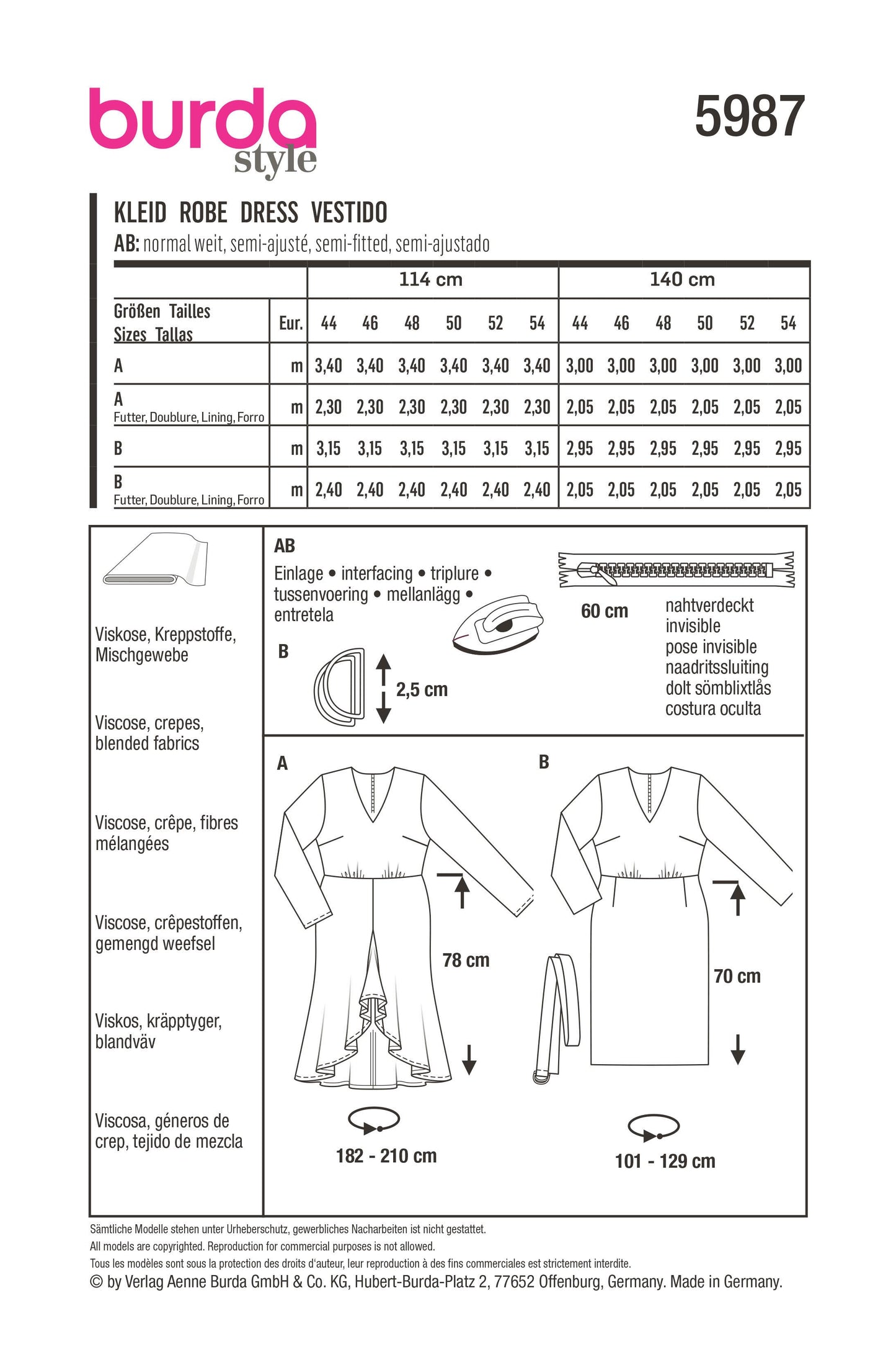 5987 Businesskleid