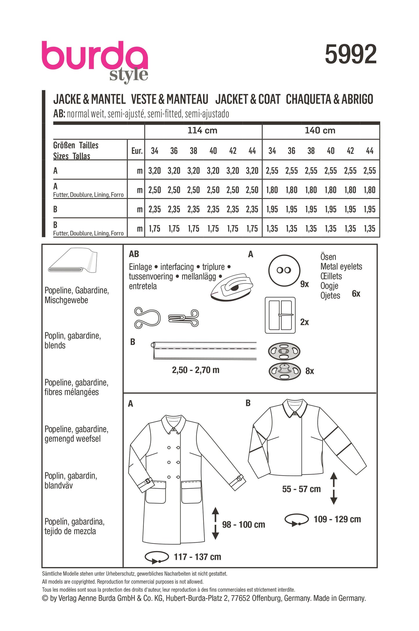5992 Jacke & Mantel