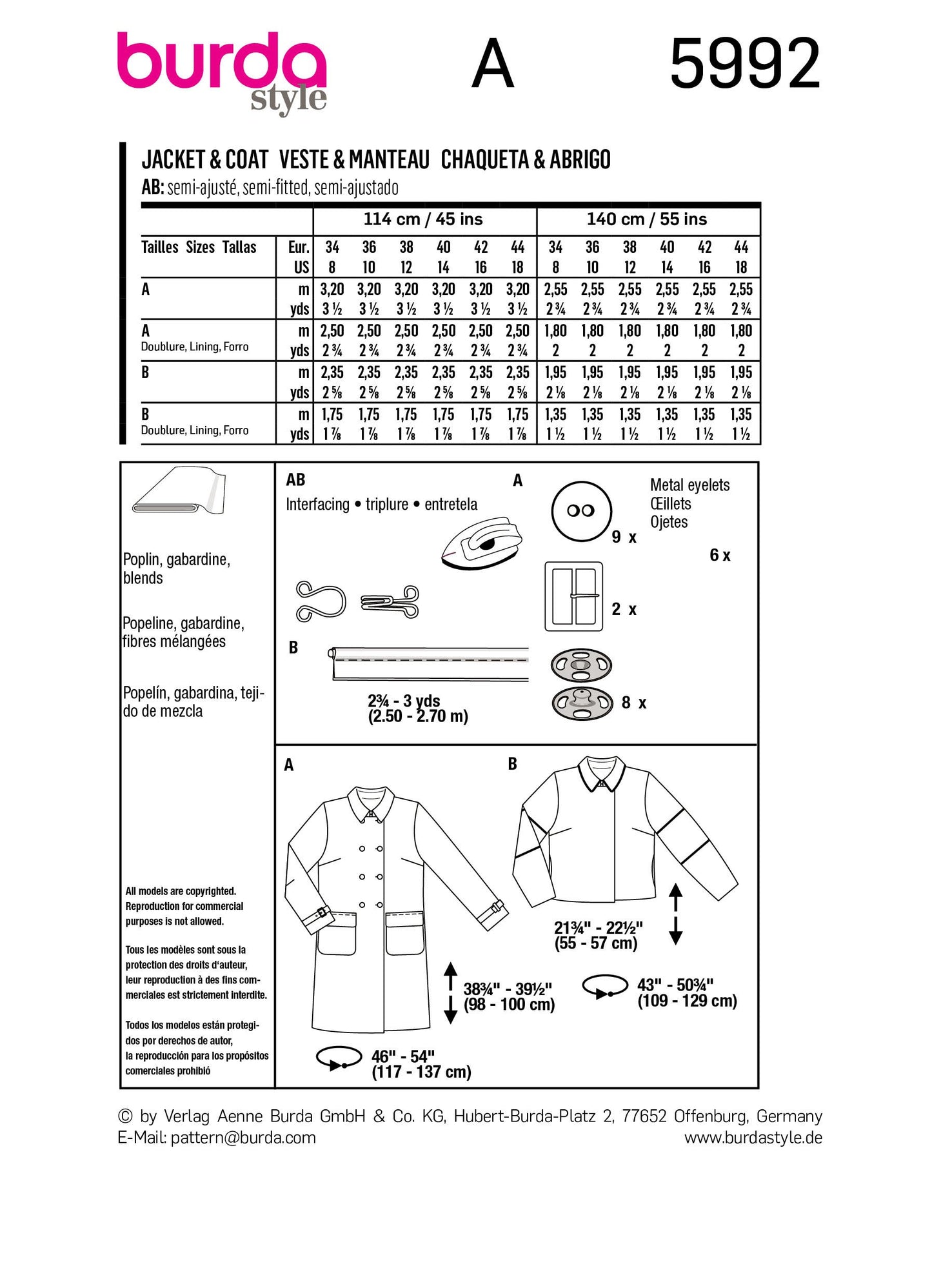 5992 Jacke & Mantel