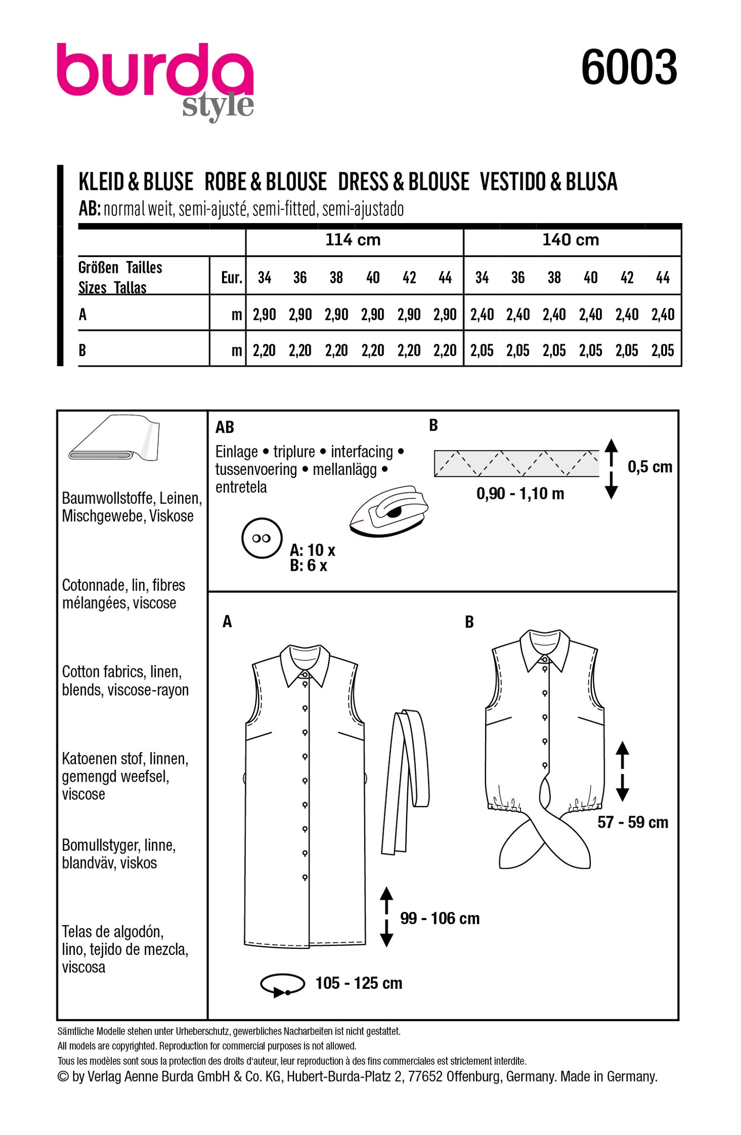 6003 Blusenkleid