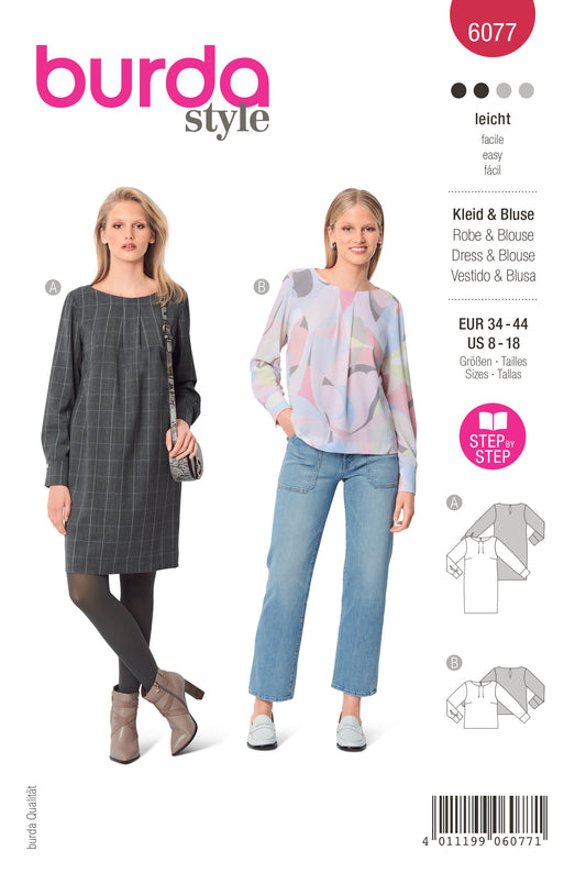 6077 Kleid, Bluse