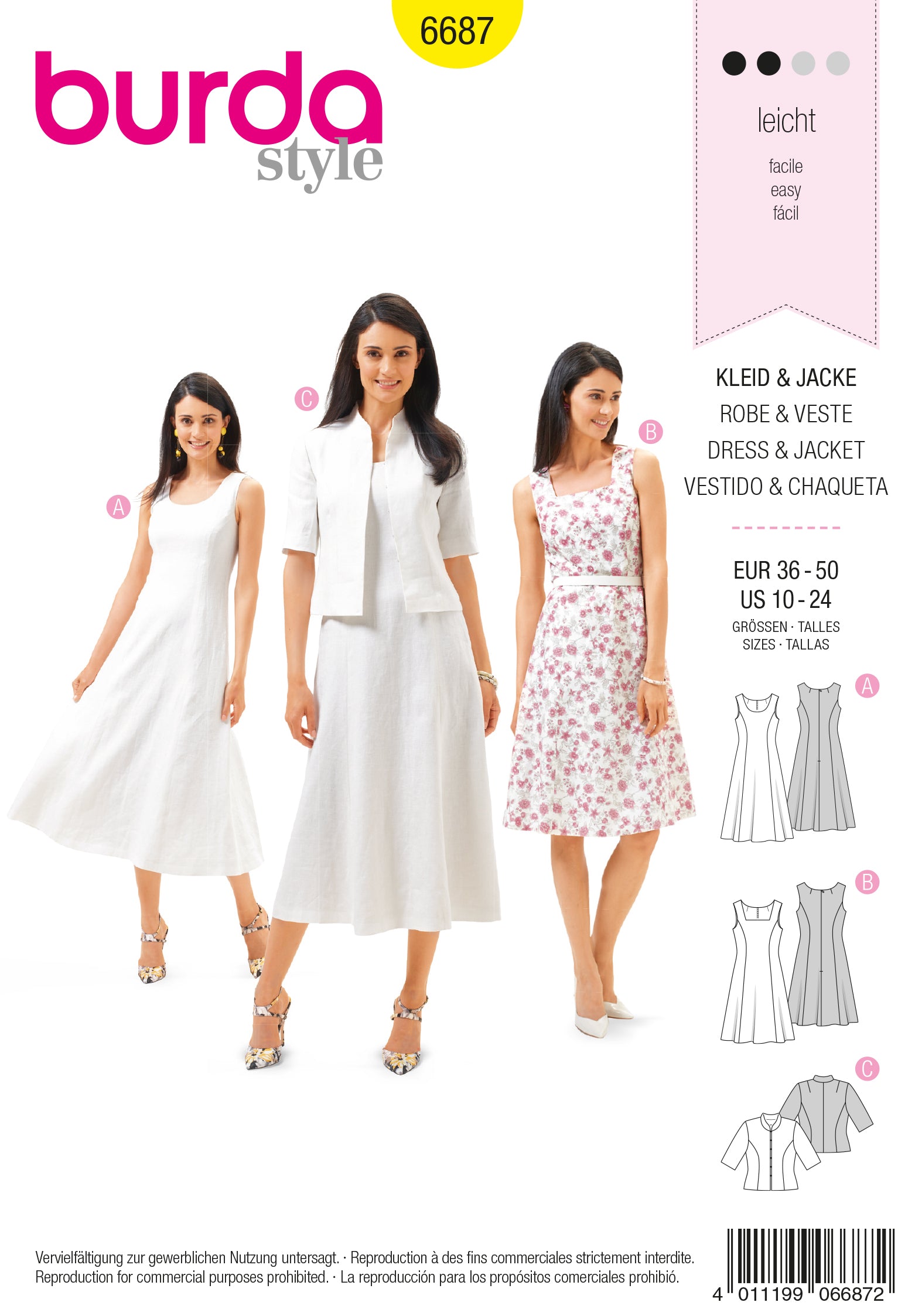 6687 Kleid & Jacke