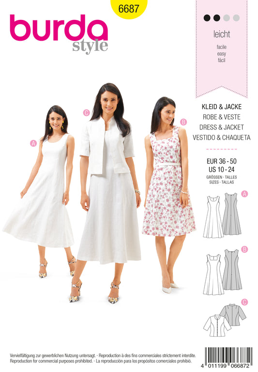 6687 Kleid & Jacke