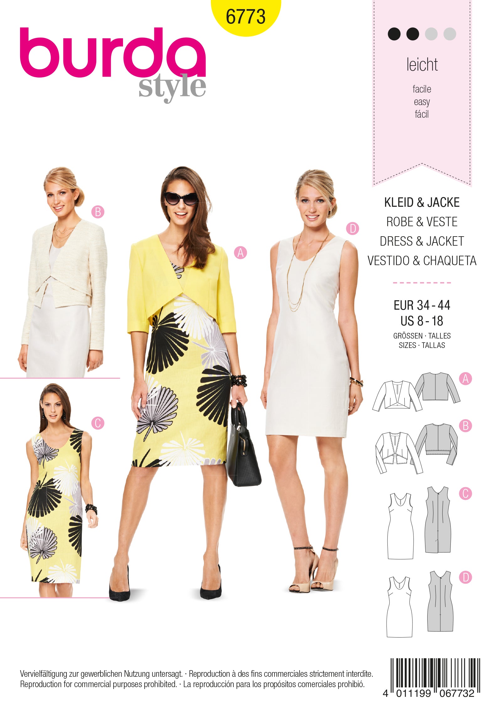 6773 Kleid, Jacke