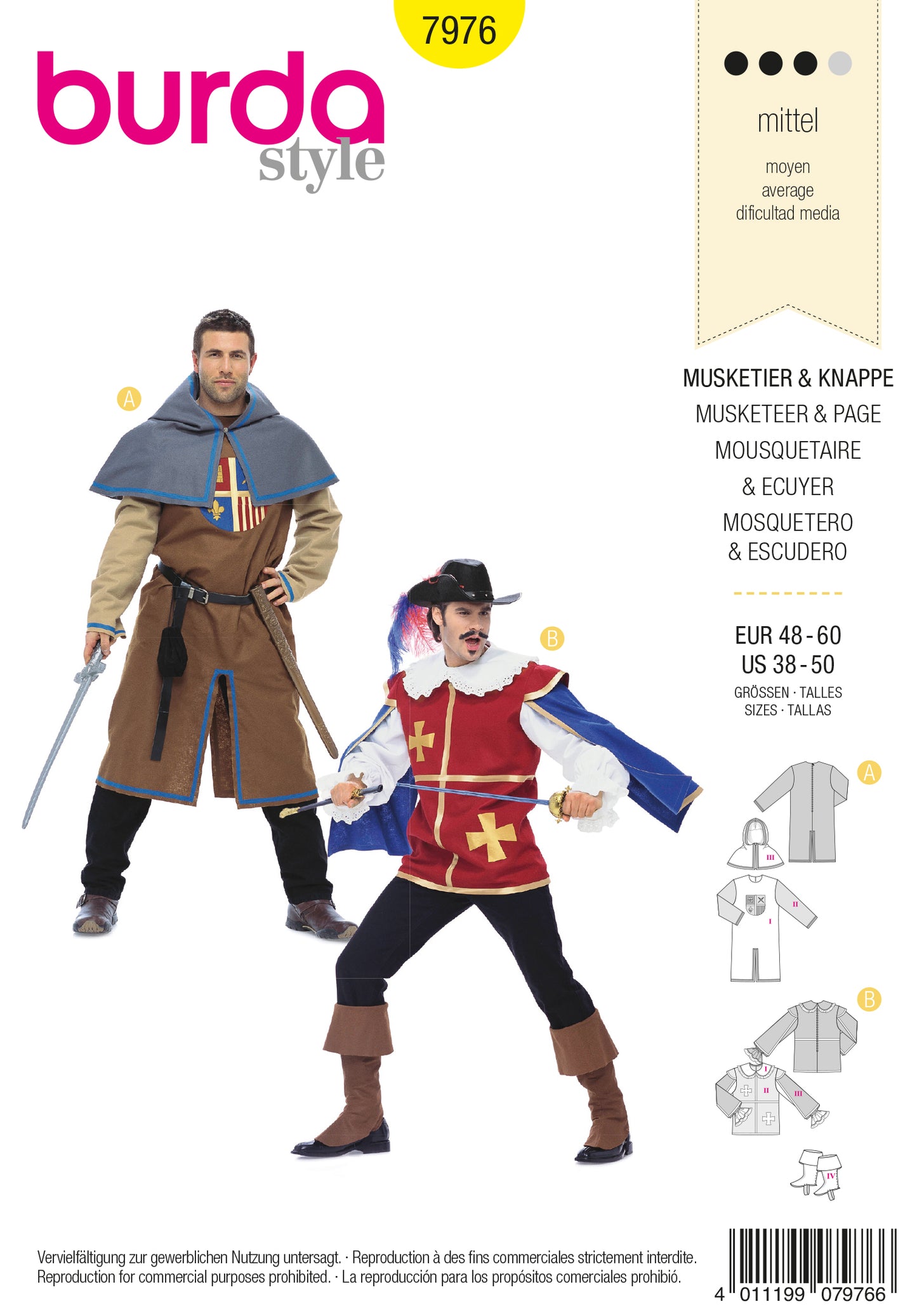 7976 Musketier, Knappe