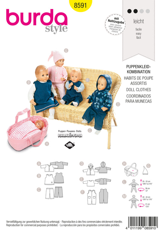 8591 Puppenkleider