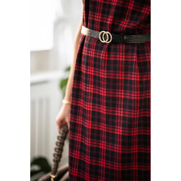 Jacquard Jersey - Karo - 10 cm