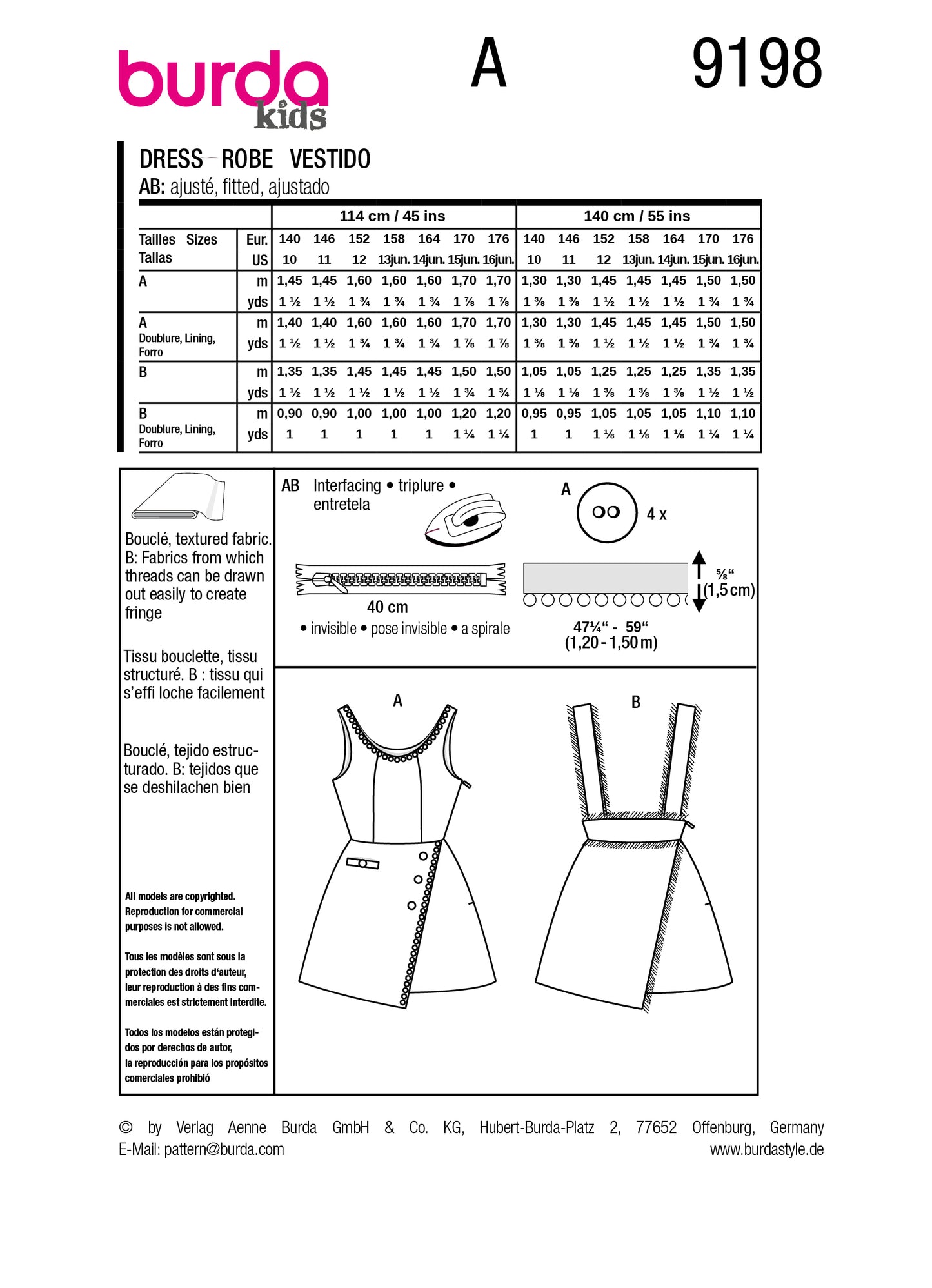 9198 - Kleid / Rock