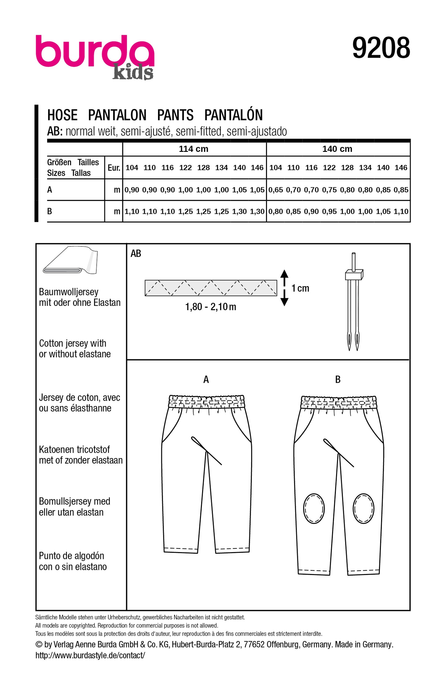 9208 - Jogginghosen