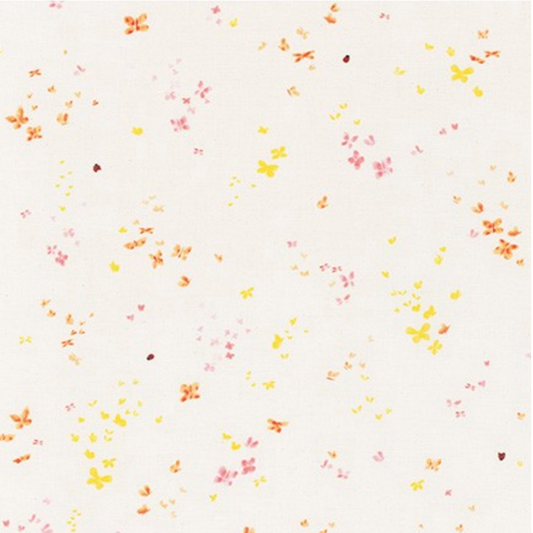 Patchworkstoff - A Little Rain natural 2 - 10 cm