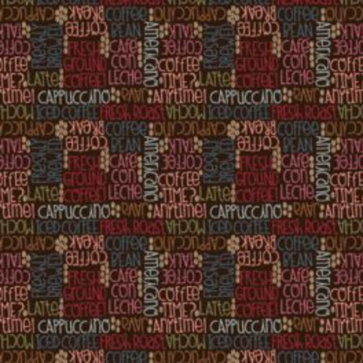 Patchworkstoff - Coffee is always the answer - 10 cm
