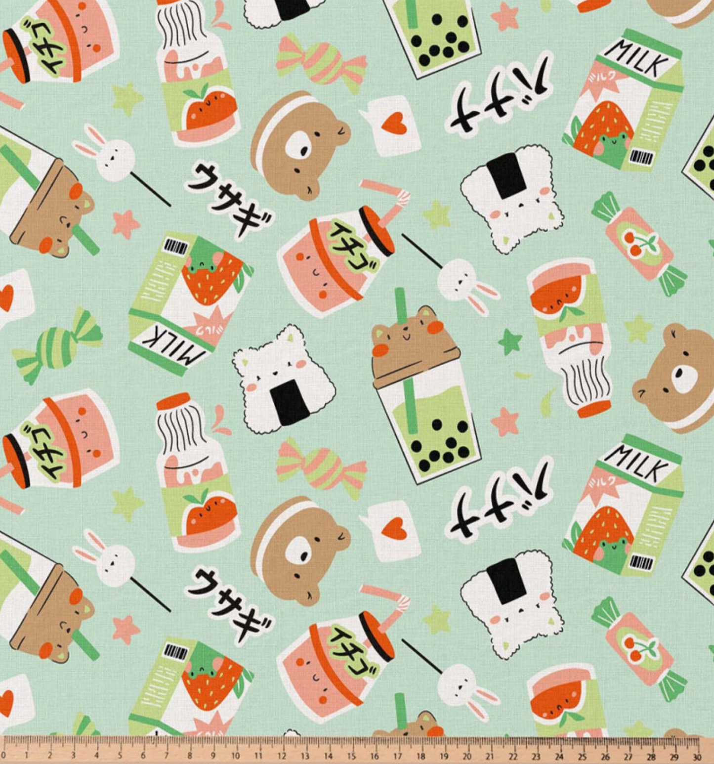 Baumwoll Webware - Moumo Green - 10 cm