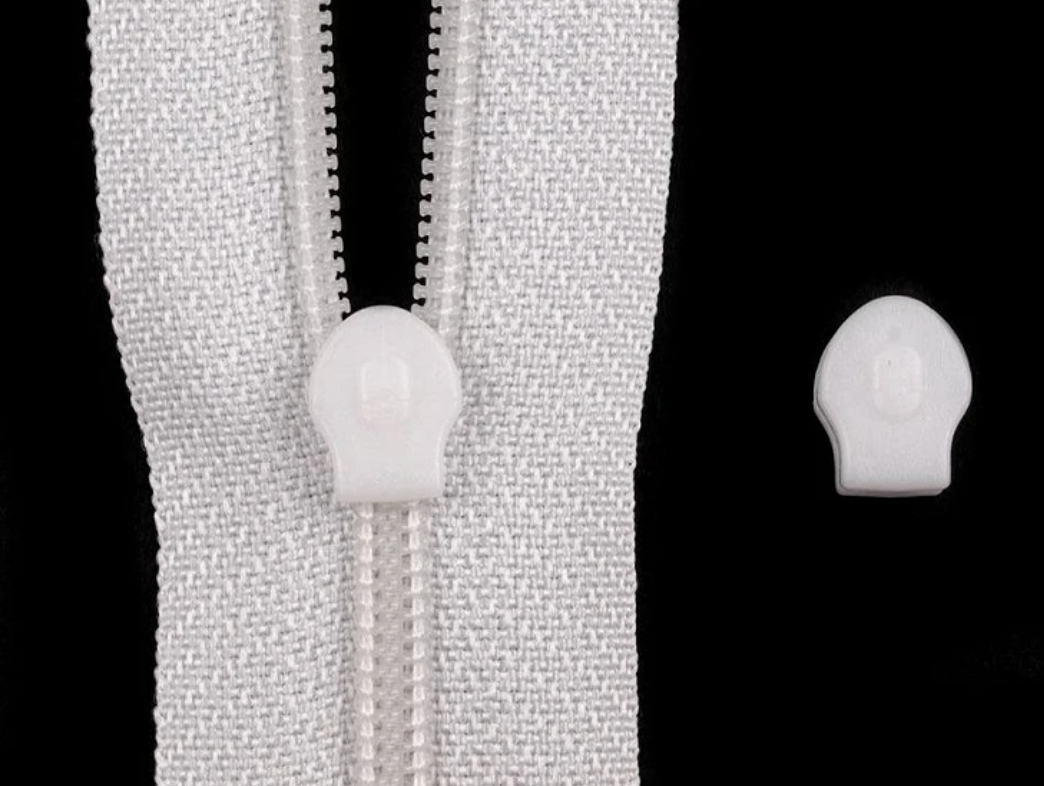 Zipper 3 mm für Endlosreißverschluss - für Bettwäsche