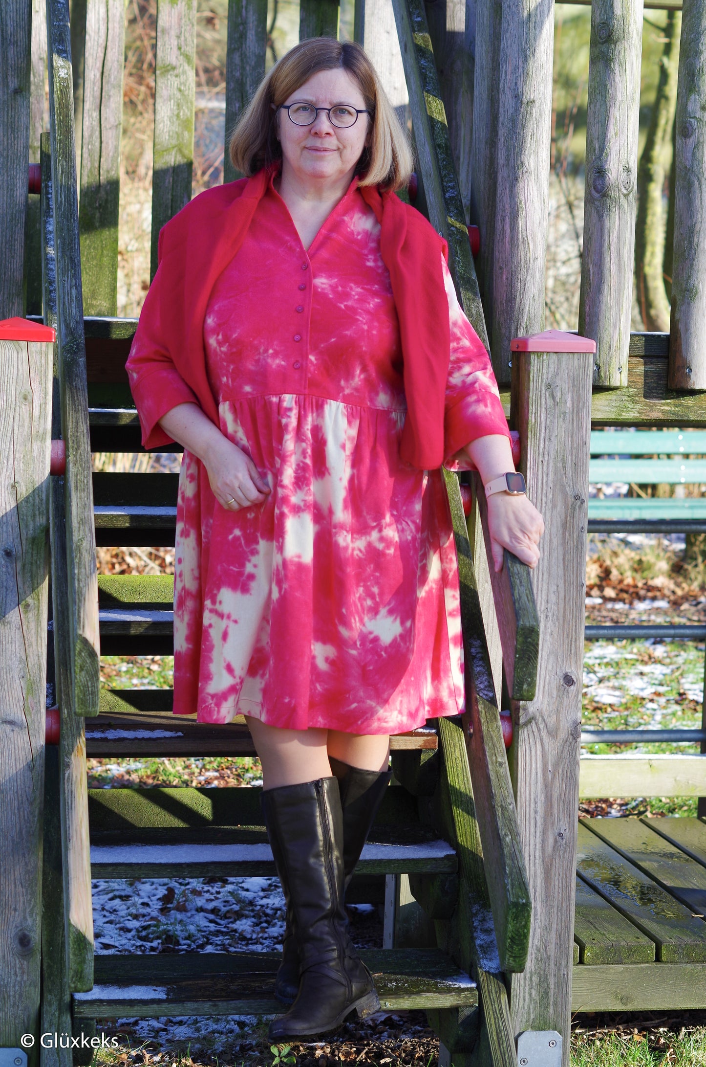 Ronda Mischgewebe - Batik - 10 cm