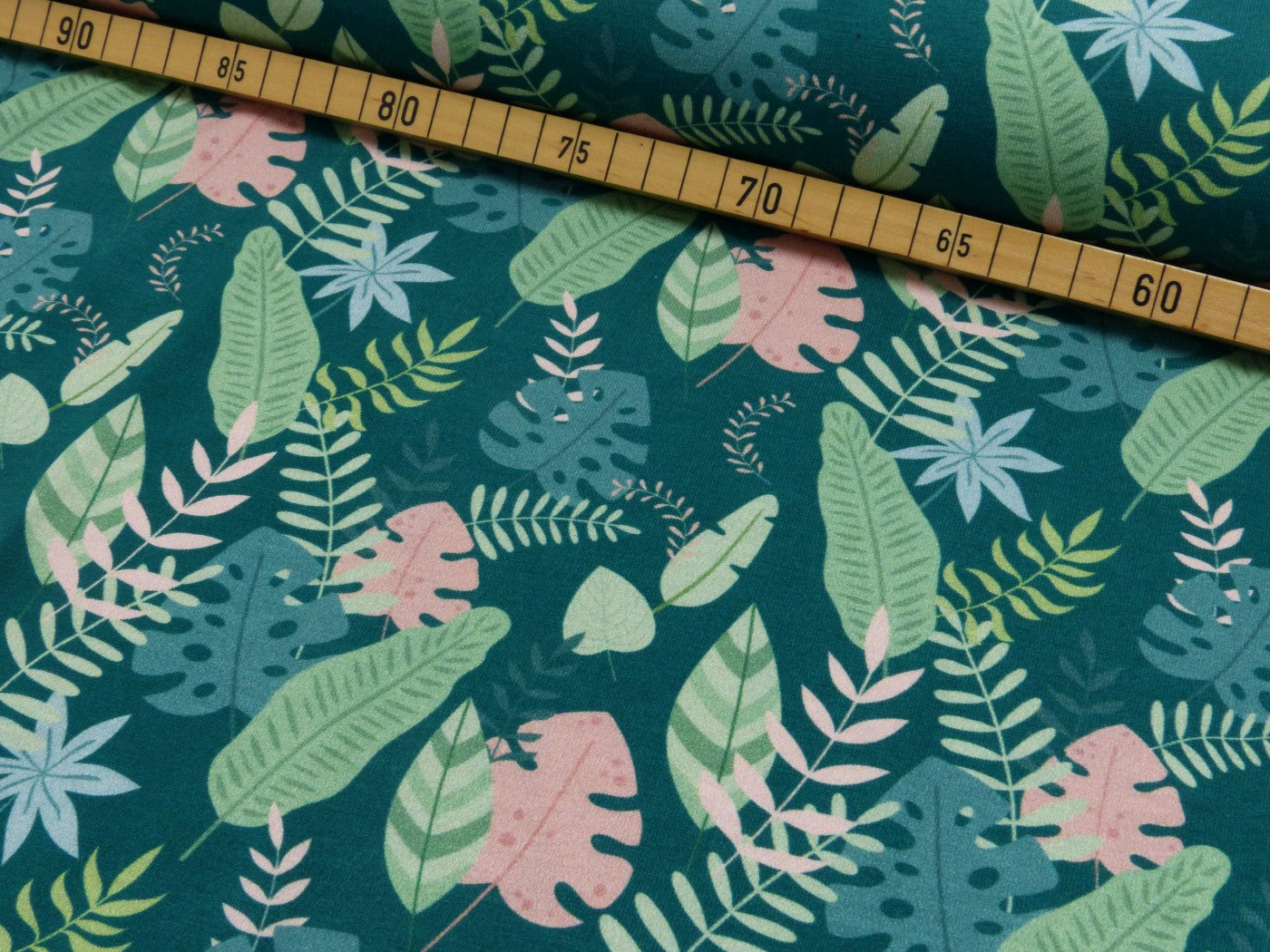Jersey - Dschungel Blätter - 10 cm