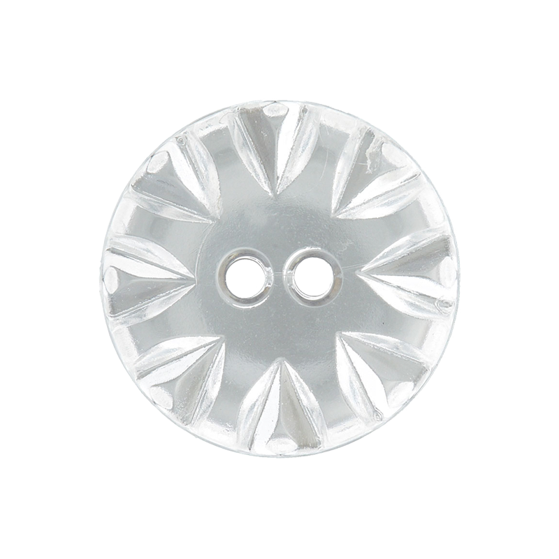 Poly-Knopf 2L 18mm transparent 25St