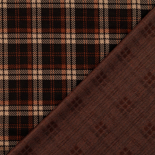 Jacquard Jersey - Karo - 10 cm