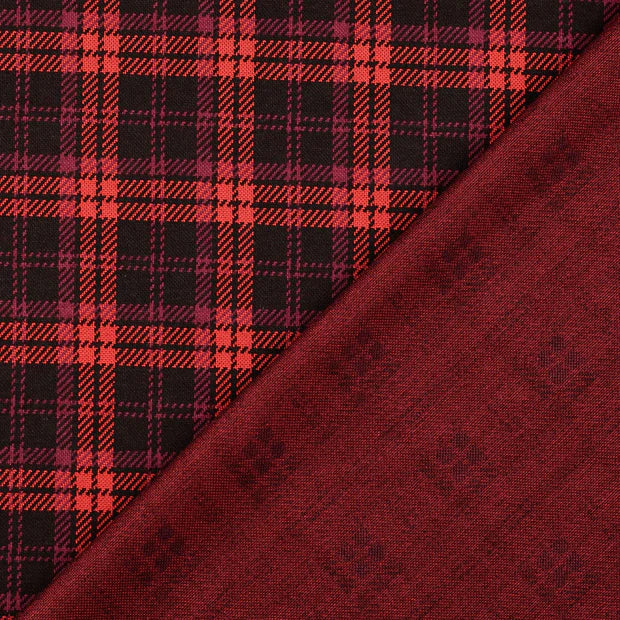 Jacquard Jersey - Karo - 10 cm