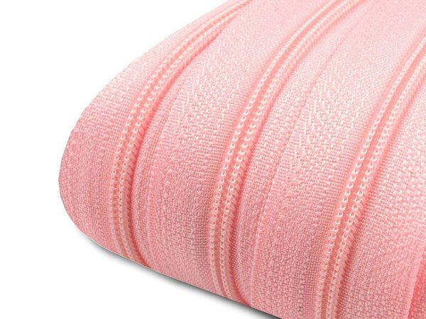 1m Reißverschluss spiralförmig 3mm - Candy Pink