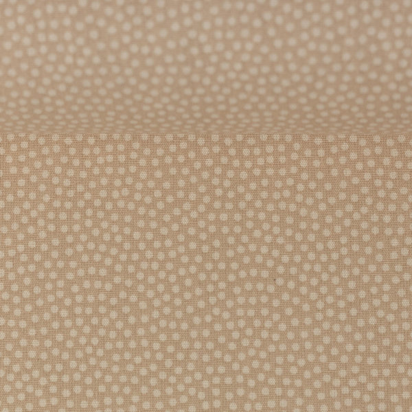 Baumwoll-Webware - Dotty beige - 0,5 m