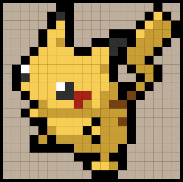 #025 - Pikachu Mini-Quilt Paket (Beginner)