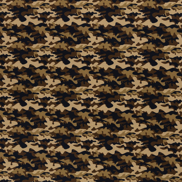 Baumwoll-Webware - Camouflage - 0,5 m