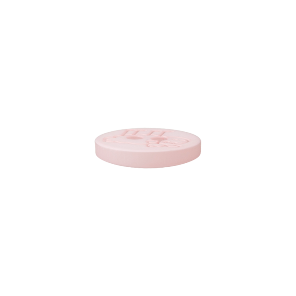 Polyesterknopf 2-Loch 15mm rosa
