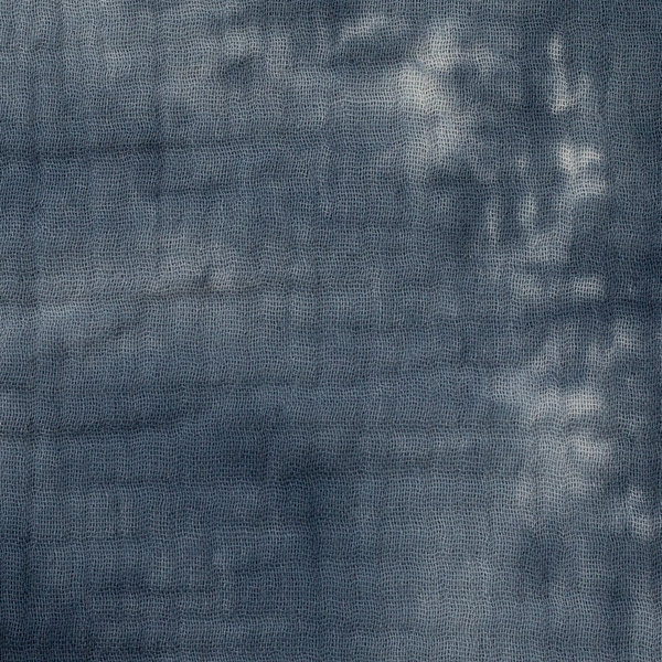 Musselin - Batik Dunkelblau - 0,5 m