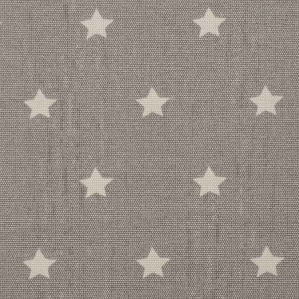 Baumwolle *beschichtet* - Sterne grau - 0,5 m