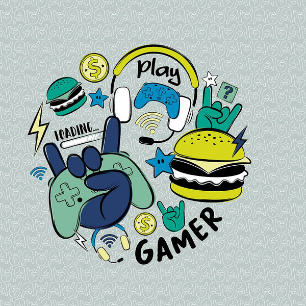 Jersey - Happy Gamer by Licklig Design (PANEL)