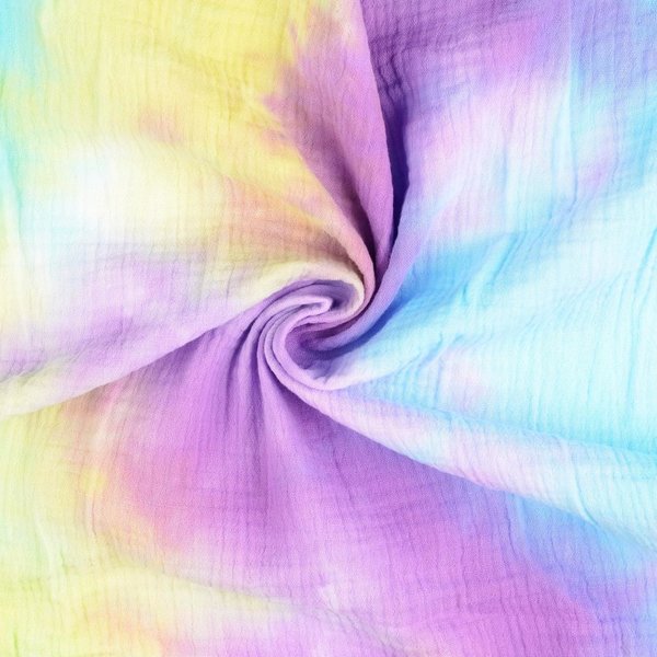 Musselin - Batik Pastell - 0,5 m